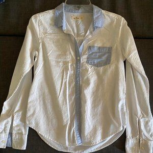 Hollister Blue Outline Shirt